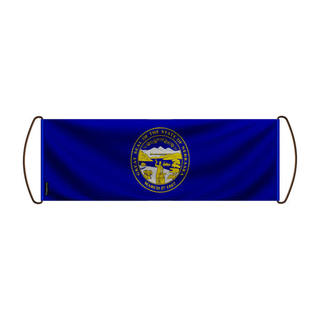 Bannière de défilement nebraska polyester pour événements sportifs