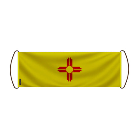 Bannière de défilement nouveau-mexique polyester événements sportifs