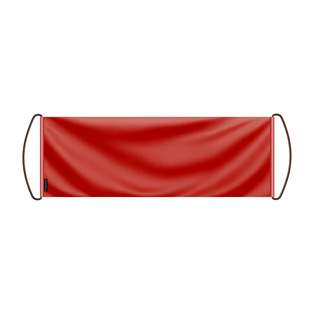 Bannière de défilement rouge clair en polyester pour événements