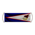 Bannière de défilement samoa américaines en polyester