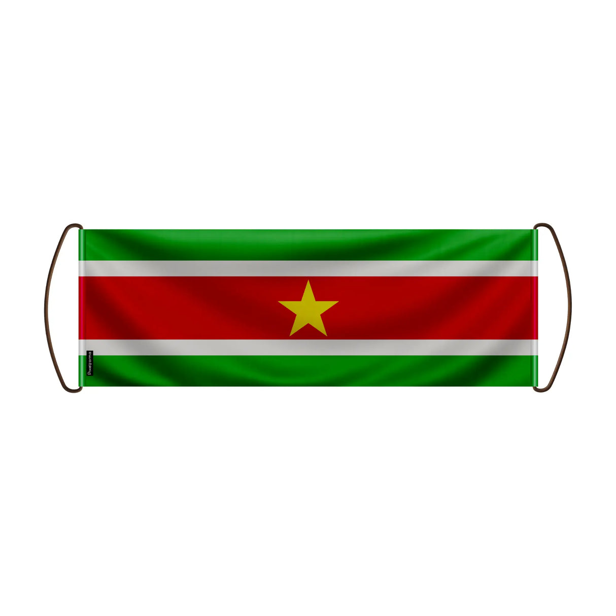 Bannière de défilement suriname en polyester pour événements