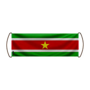 Bannière de défilement suriname en polyester pour événements