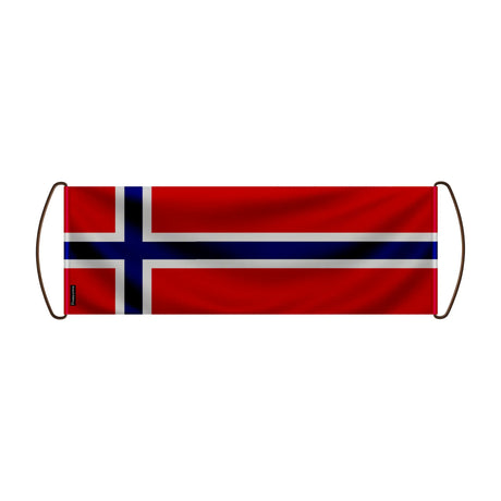Bannière de défilement svalbard jan mayen polyester main