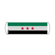 Bannière de défilement syrie en polyester pour extérieur