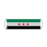 Bannière de défilement syrie en polyester pour extérieur