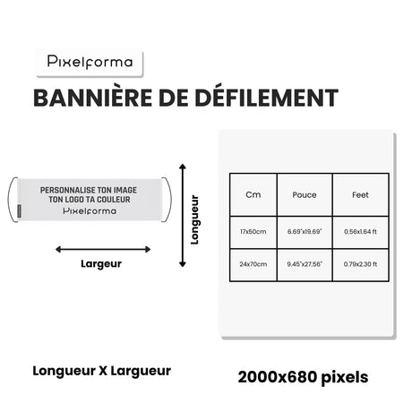 Bannière de défilement syrie en polyester pour extérieur
