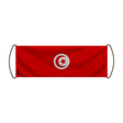 Bannière de défilement tunisie en polyester à main