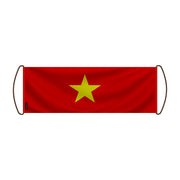 Bannière de défilement viêt nam en polyester à main