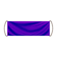 Bannière de défilement violet foncé en polyester durable