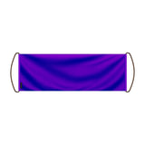 Bannière de défilement violet foncé en polyester durable