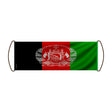 Bannière défilante afghanistan en polyester à main