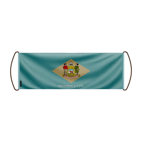 Bannière défilante delaware polyester pour événements sportifs