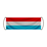 Bannière défilante luxembourg en polyester à main