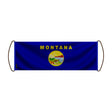 Bannière défilante montana en polyester pour événements sportifs