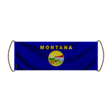 Bannière défilante montana en polyester pour événements sportifs