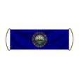 Bannière défilante new hampshire polyester pour événements