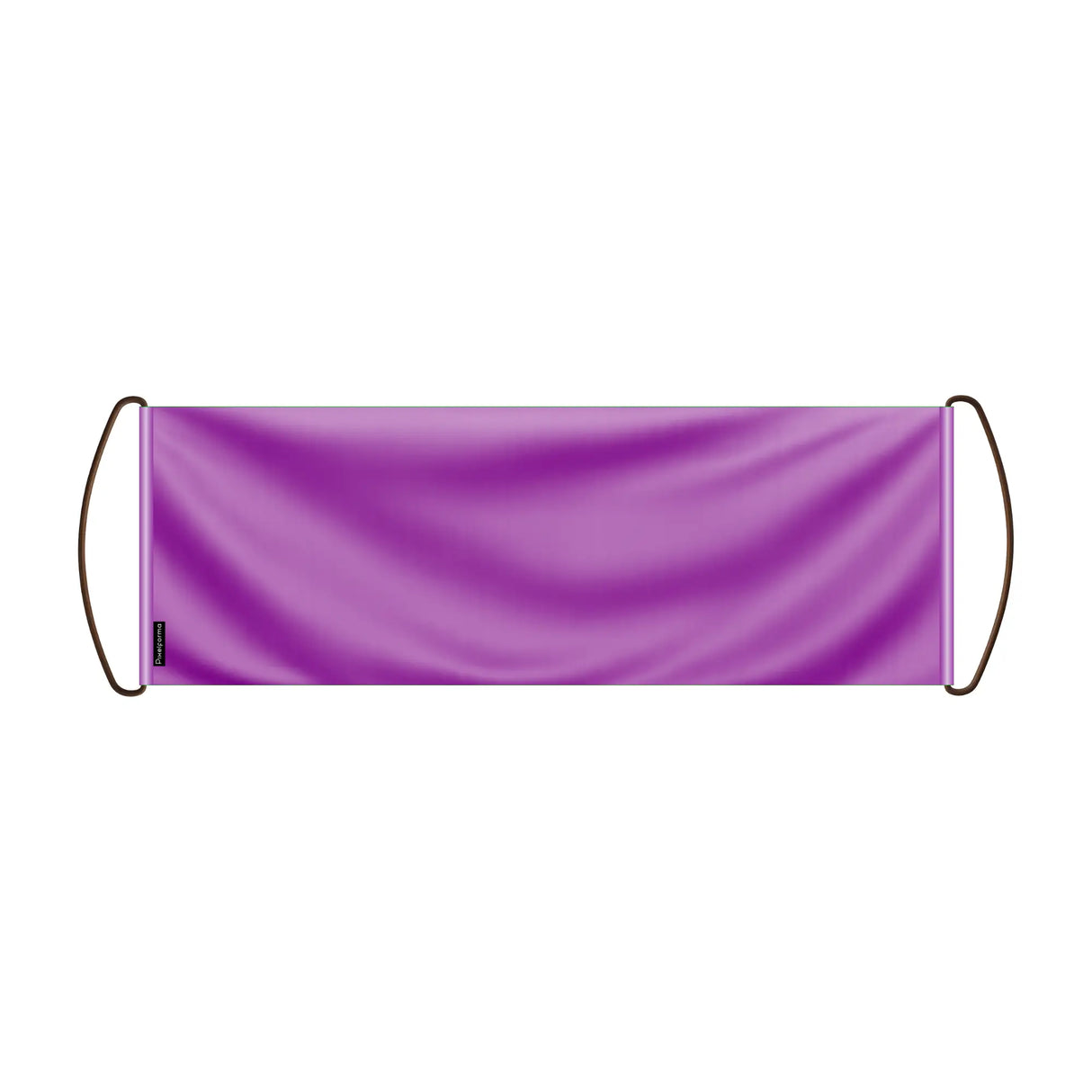 Bannière défilante violet clair en polyester pour événements