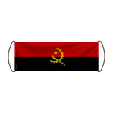 Bannière défilement angola en polyester à main résistante