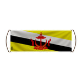 Bannière défilement brunei en polyester à main légère