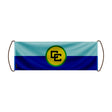 Bannière défilement communauté caribéenne polyester main