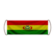 Bannière défilement drapeau bolivie polyester main