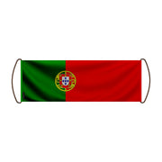 Bannière défilement drapeau portugal en polyester festif
