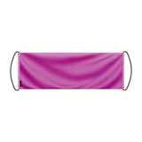 Bannière défilement france polyester main couleur rose