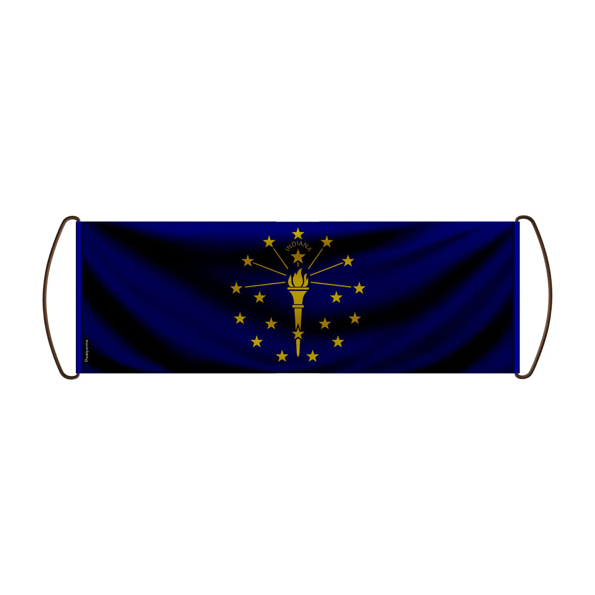 Bannière défilement indiana en polyester pour événements sportifs