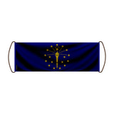 Bannière défilement indiana en polyester pour événements sportifs