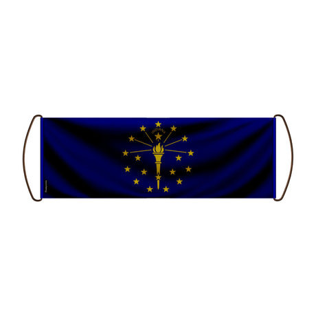 Bannière défilement indiana en polyester pour événements sportifs