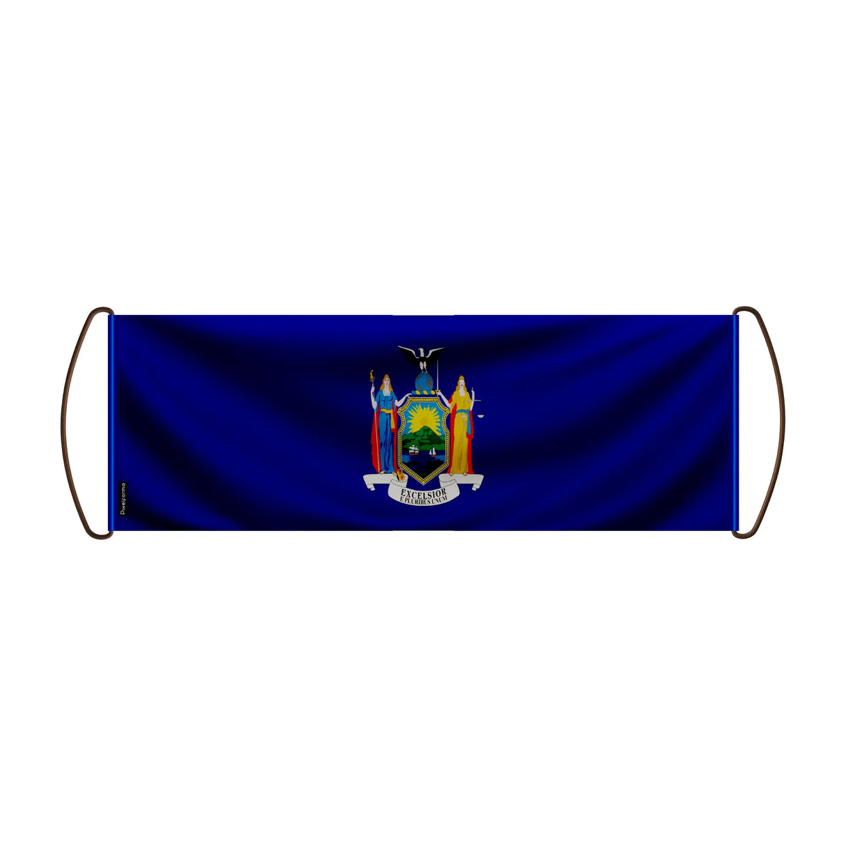 Bannière défilement new york polyester pour événements sportifs