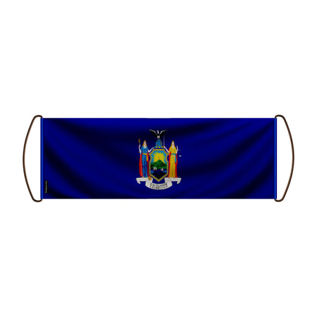 Bannière défilement new york polyester pour événements sportifs