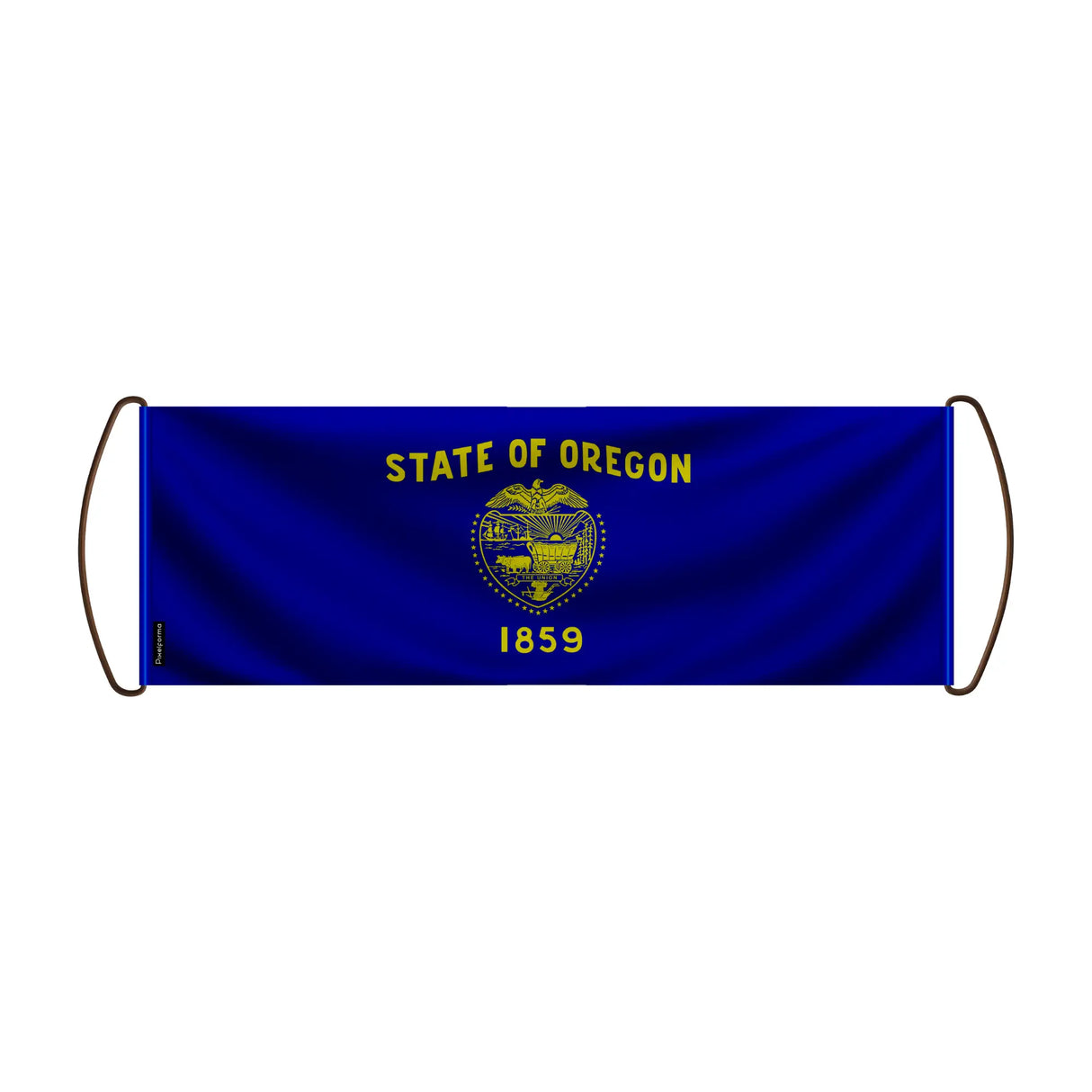 Bannière défilement oregon polyester pour événements sportifs