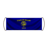 Bannière défilement oregon polyester pour événements sportifs