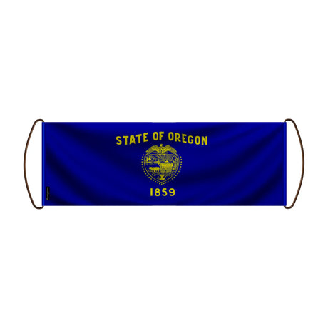 Bannière défilement oregon polyester pour événements sportifs