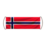 Bannière défilement svalbard jan mayen polyester à main