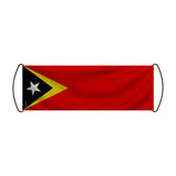 Bannière défilement timor oriental polyester tenue main