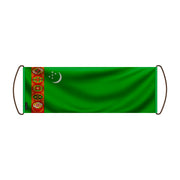 Bannière défilement turkménistan polyester usage événementiel