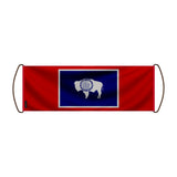 Bannière défilement wyoming polyester pour événements sportifs