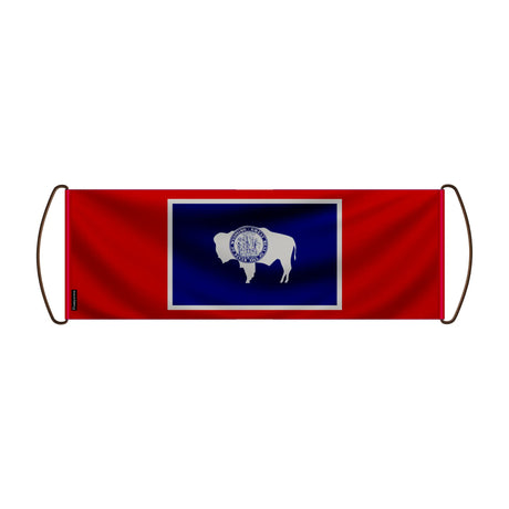 Bannière défilement wyoming polyester pour événements sportifs
