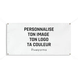 Bannière personnalisée france en tissu polyester résistant