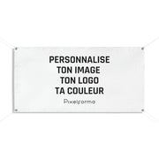 Bannière personnalisée france en tissu polyester résistant
