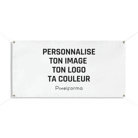 Bannière personnalisée france en tissu polyester résistant