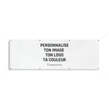 Bannière personnalisée france en tissu polyester résistant
