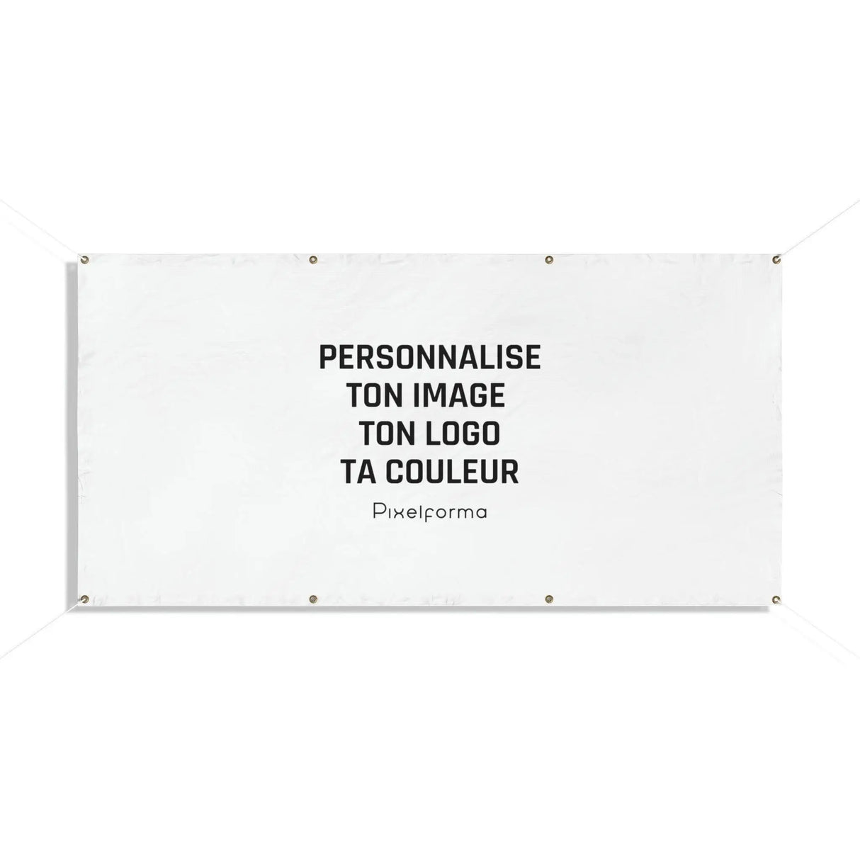 Bannière personnalisée france en tissu polyester résistant