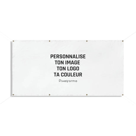 Bannière personnalisée france en tissu polyester résistant