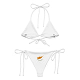Bikini drapeau chypre à cordon recyclé orné confortable