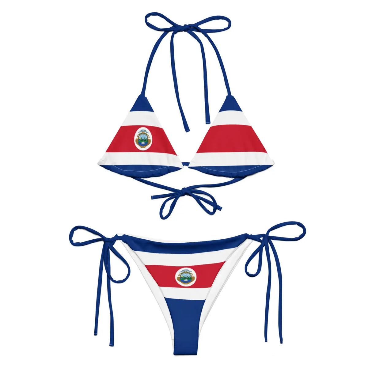 Bikini drapeau costa rica - pixelforma