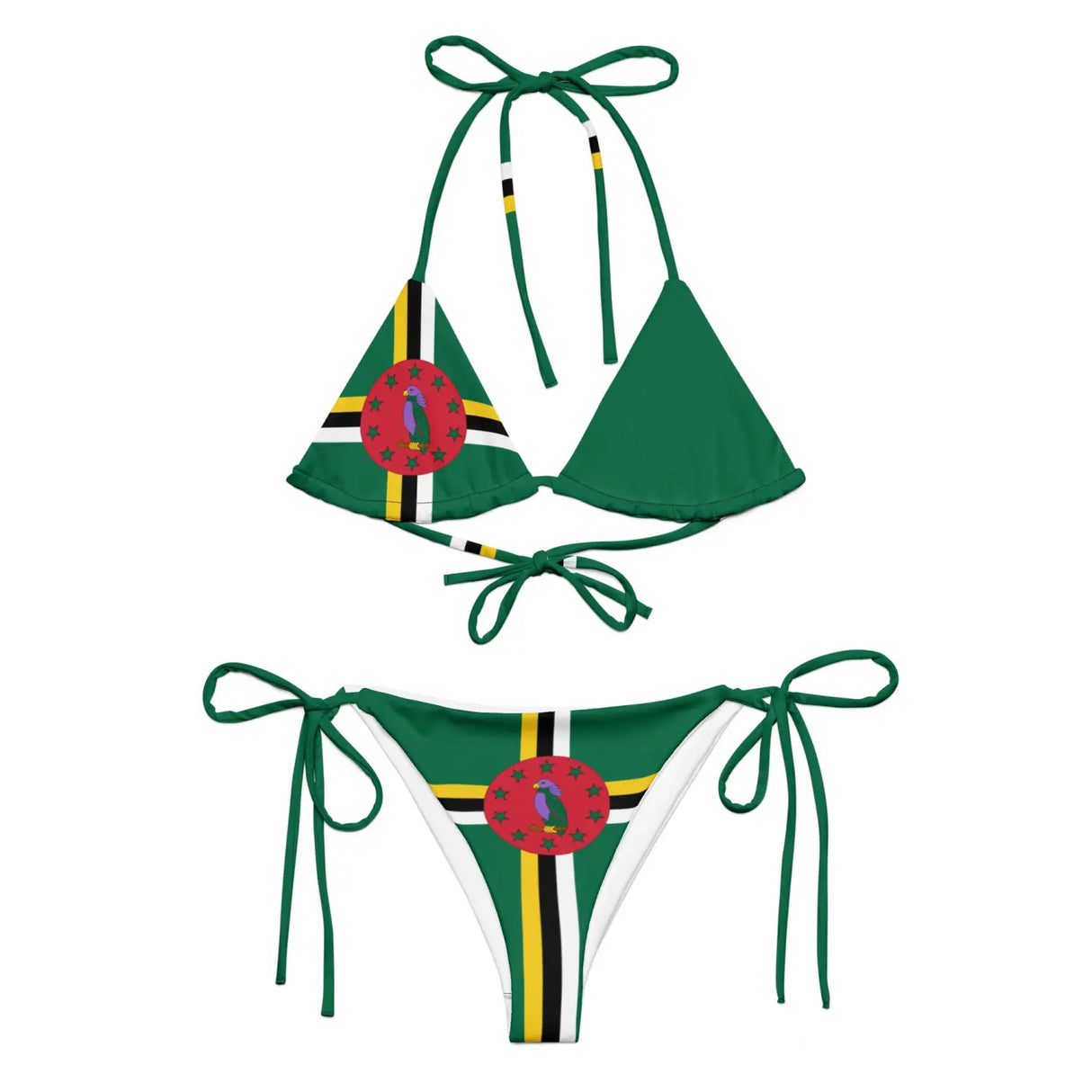 Bikini drapeau dominique - pixelforma