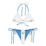 Bikini drapeau guatemala cordon recyclé orné confortable